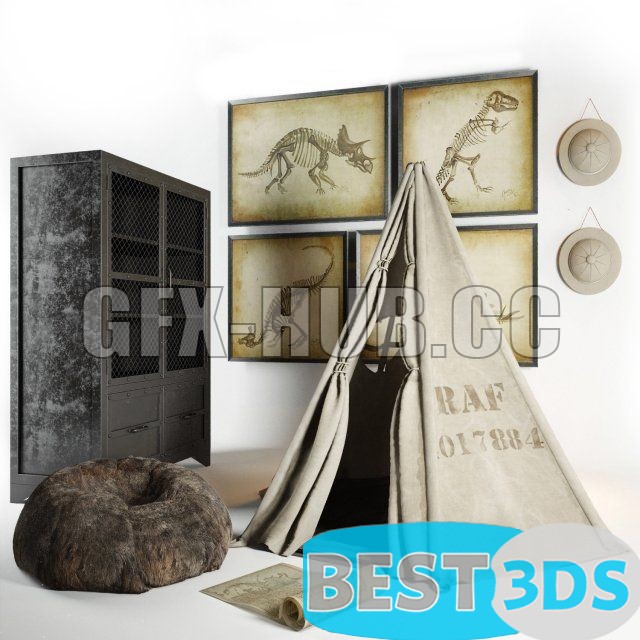 Pack model 3D- Ensemble décoratif – Image 199