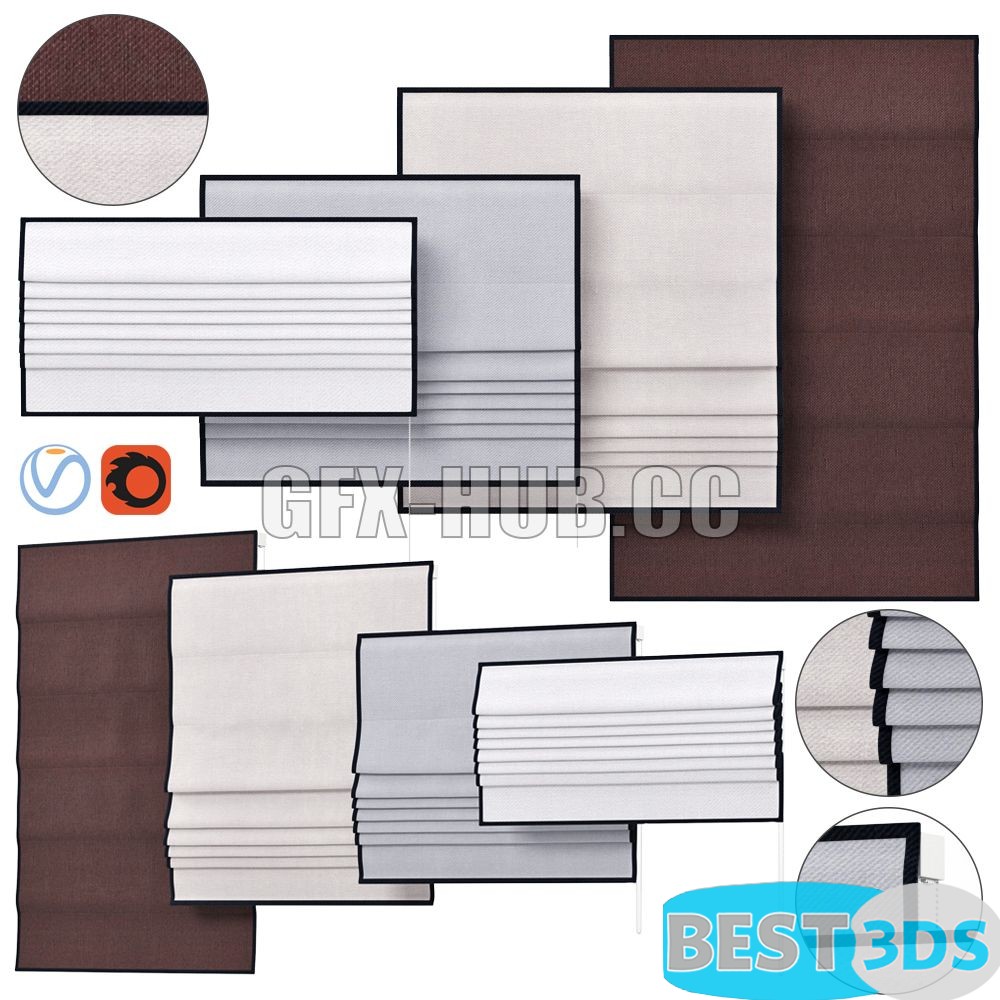 Pack model 3D- Rideau – Image 84