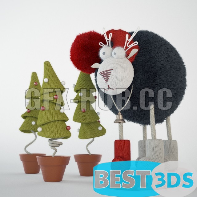 Pack model 3D- Ensemble décoratif – Image 203