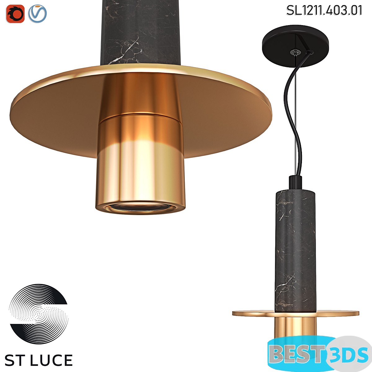Pack model 3D- Eclairage De Plafond – Image 292