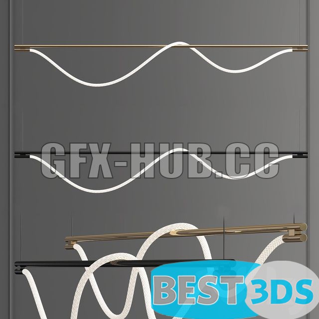 Pack model 3D- Eclairage De Plafond – Image 308