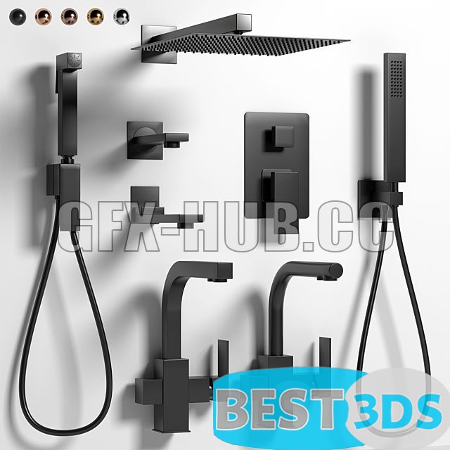 Pack model 3D- Accessoires de salle de bain – Image 97