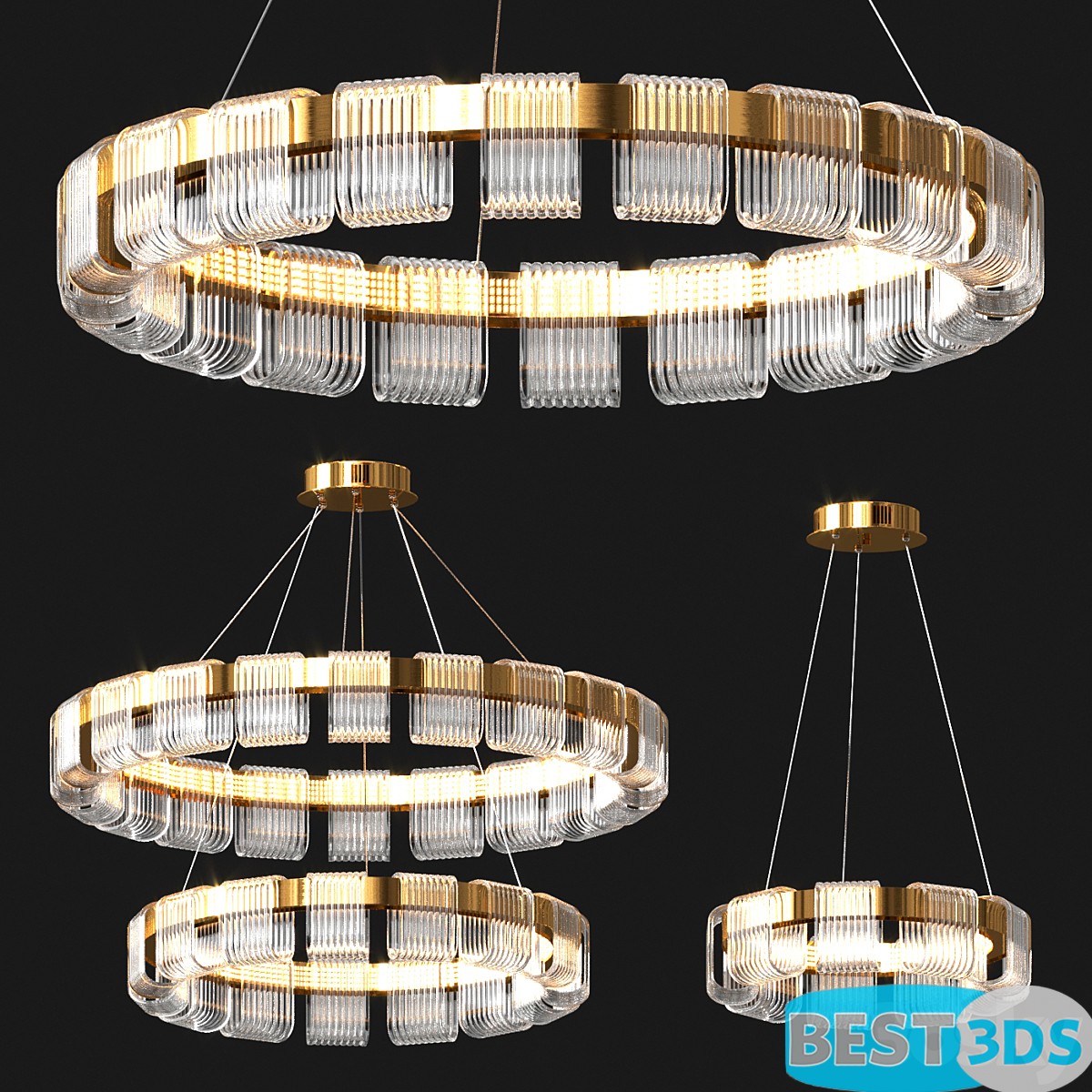 Pack model 3D- Eclairage De Plafond – Image 288
