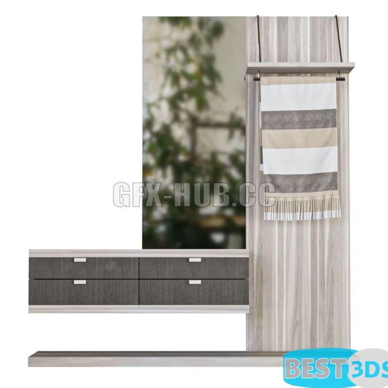 Schubladen console table