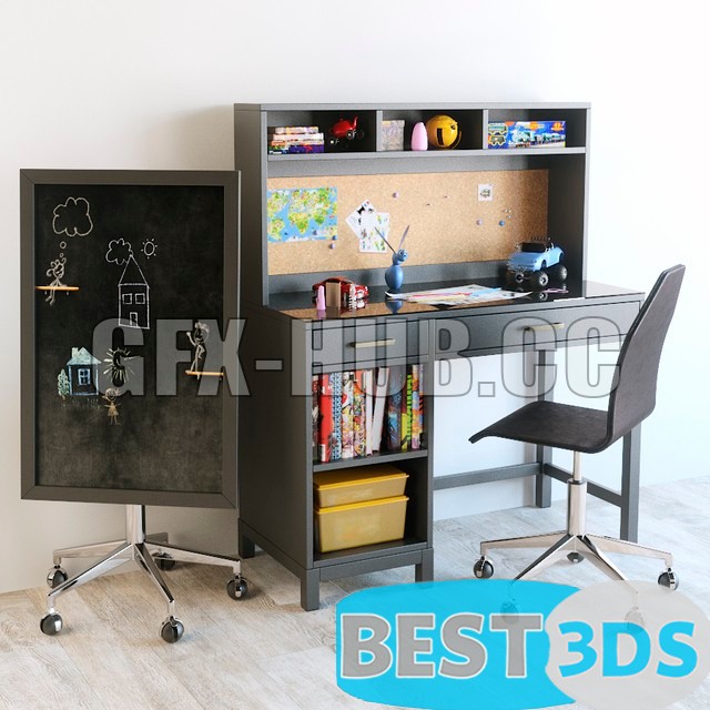 Set Bureau Bébé Garçon