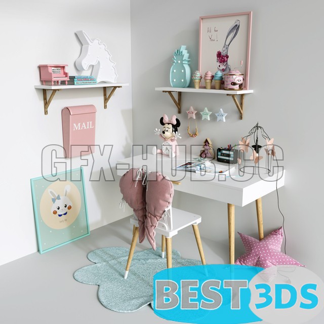 Pack model 3D- Mobilier De Bureau – Image 123