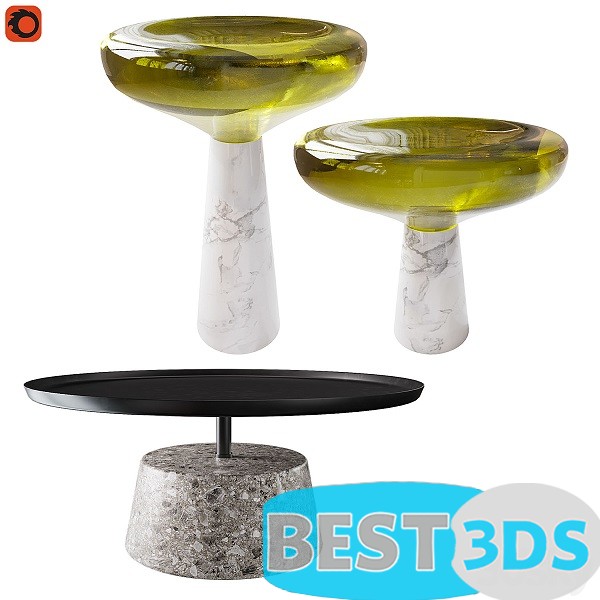 Set de tables basses design
