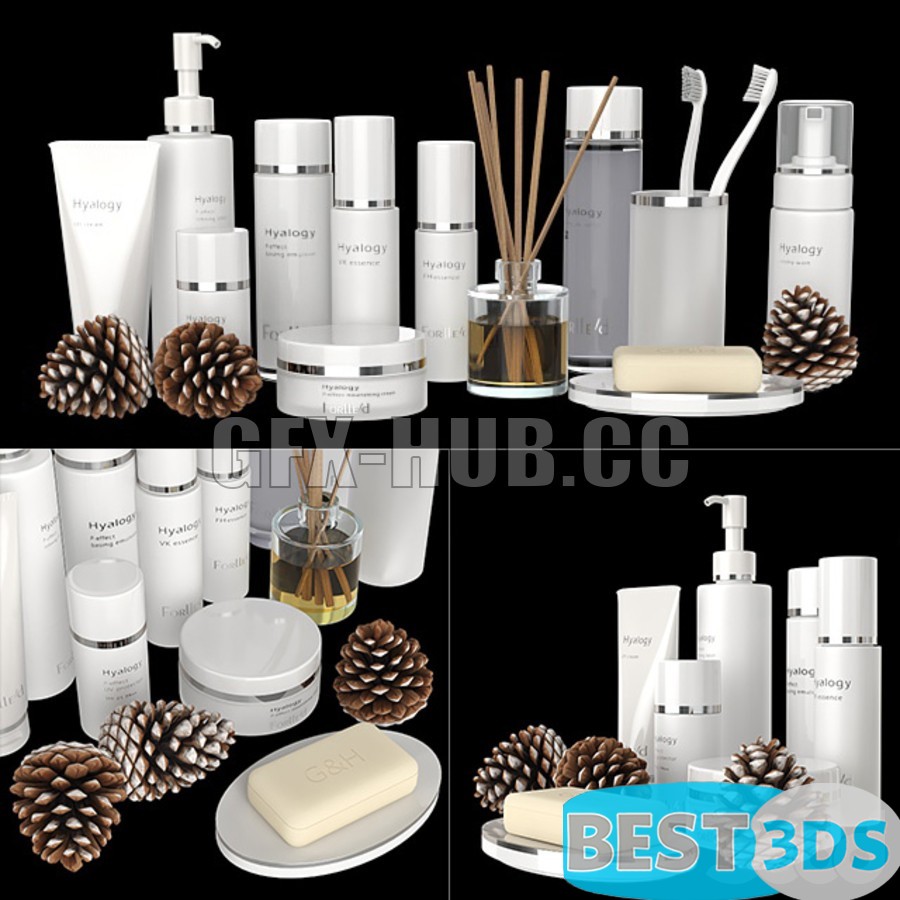Pack model 3D- Accessoires de salle de bain – Image 100