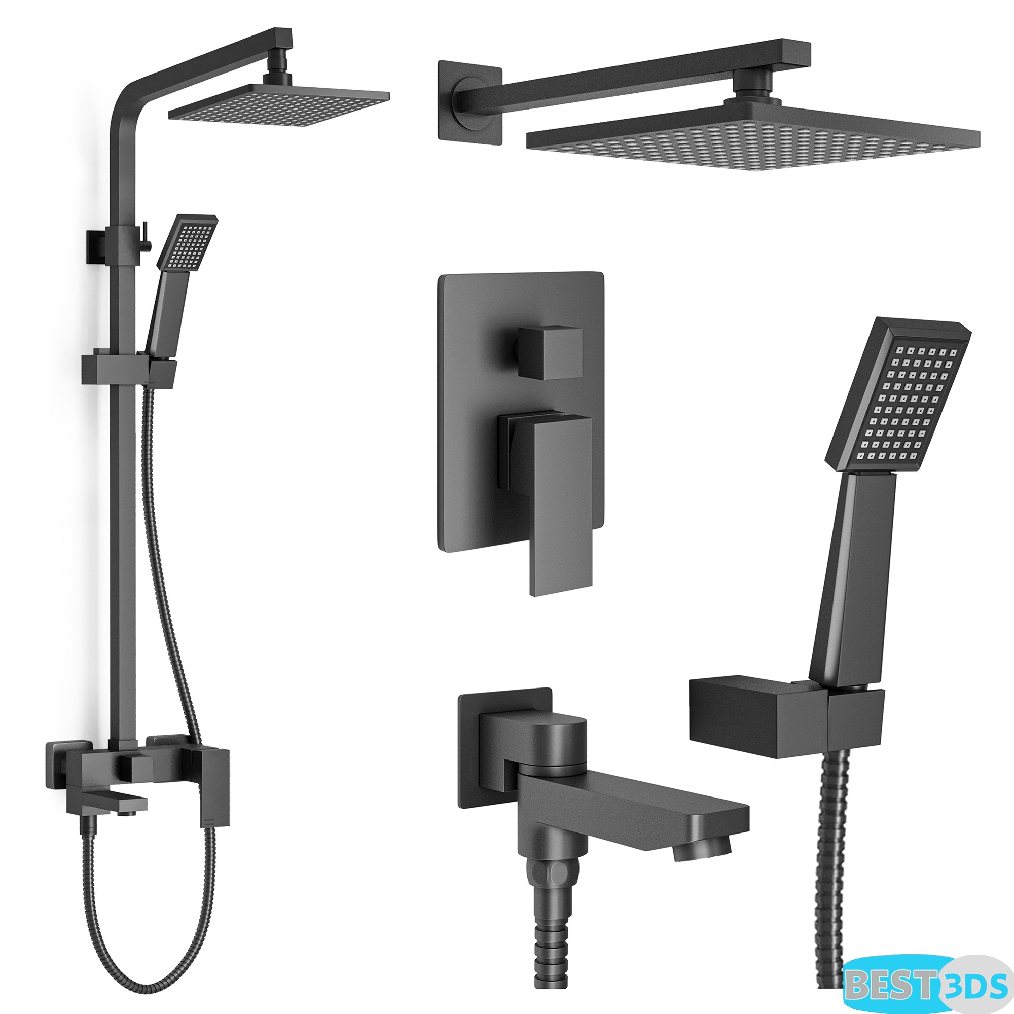 Pack model 3D- Accessoires de salle de bain – Image 102