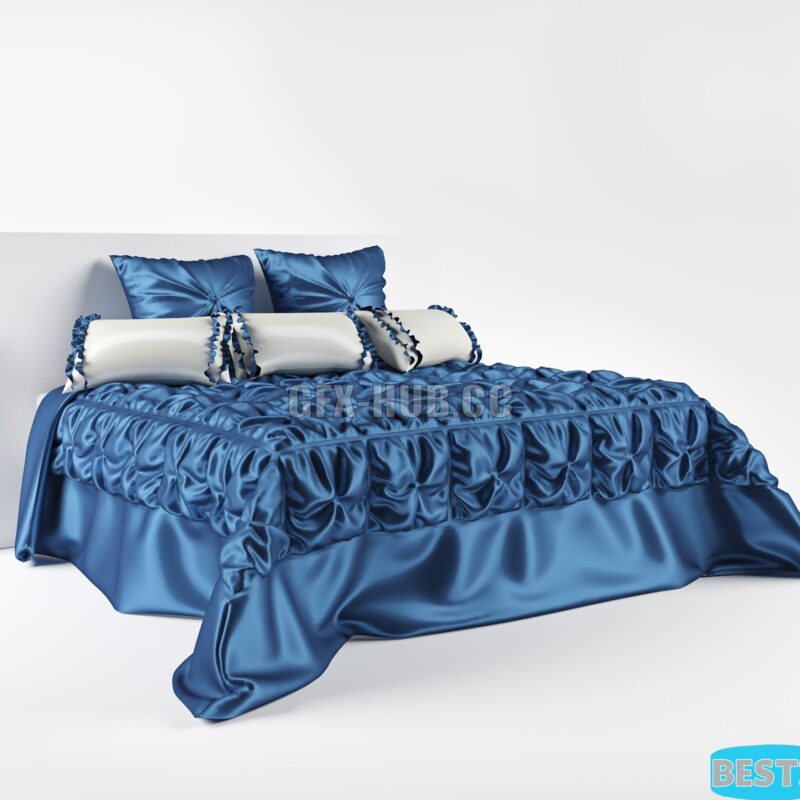 Silk bedspread for double bed