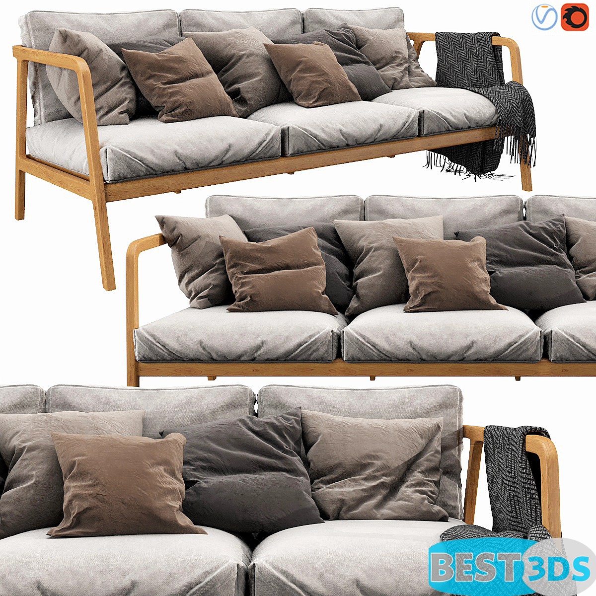 Pack model 3D- Canapé – Image 128