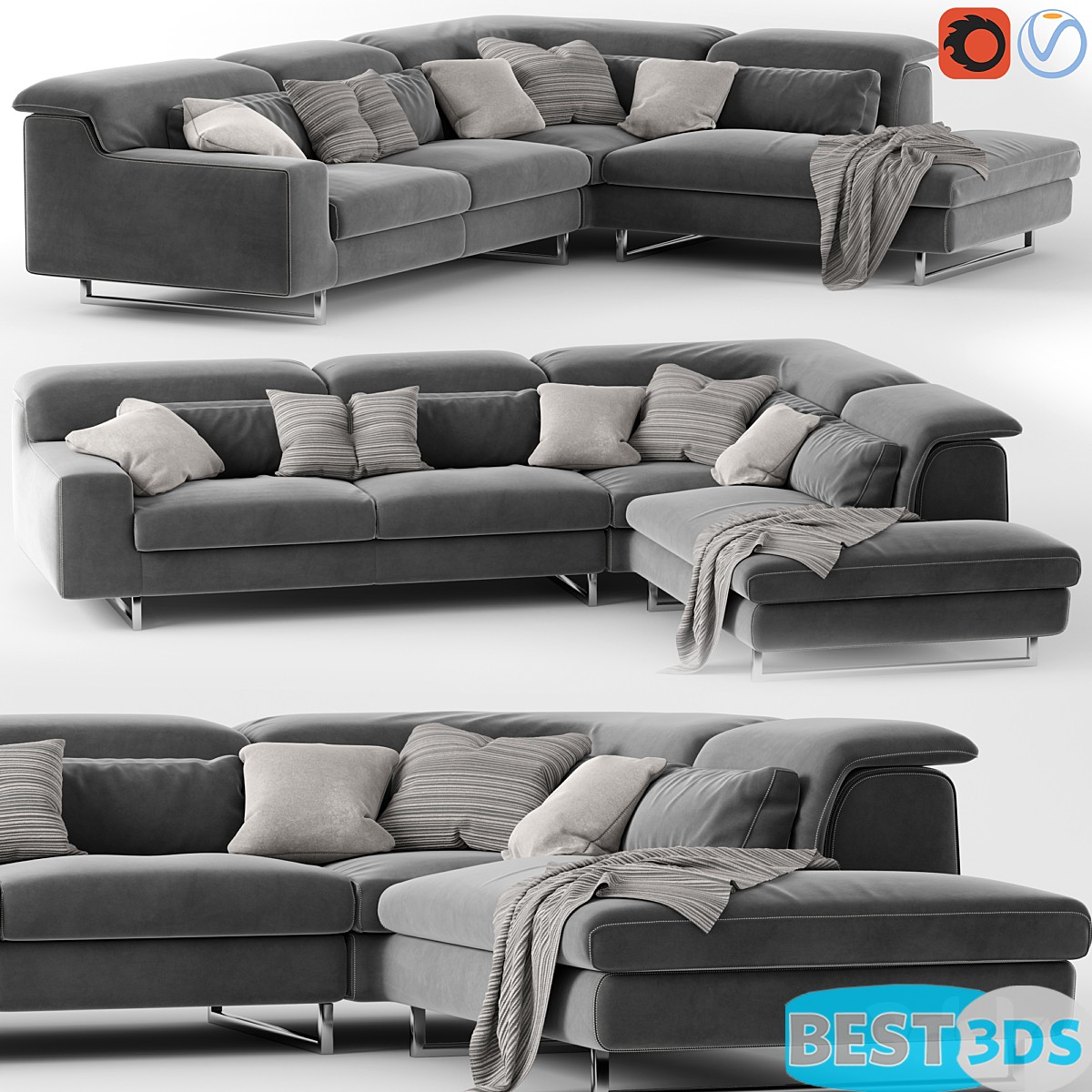 Pack model 3D- Canapé – Image 3