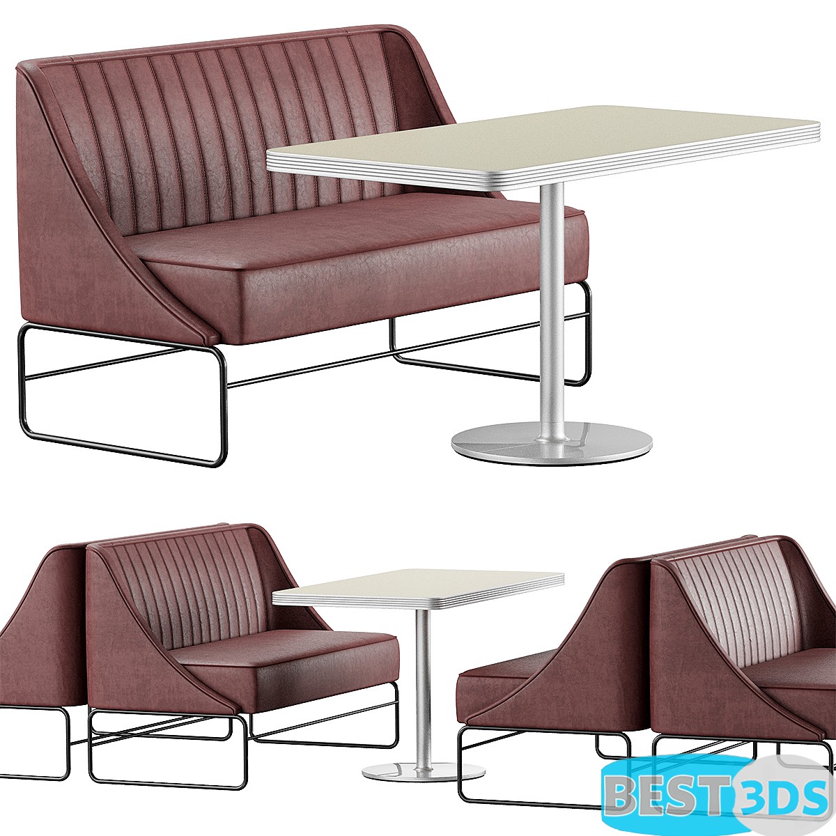 Pack model 3D- Tables Et Chaises – Image 35