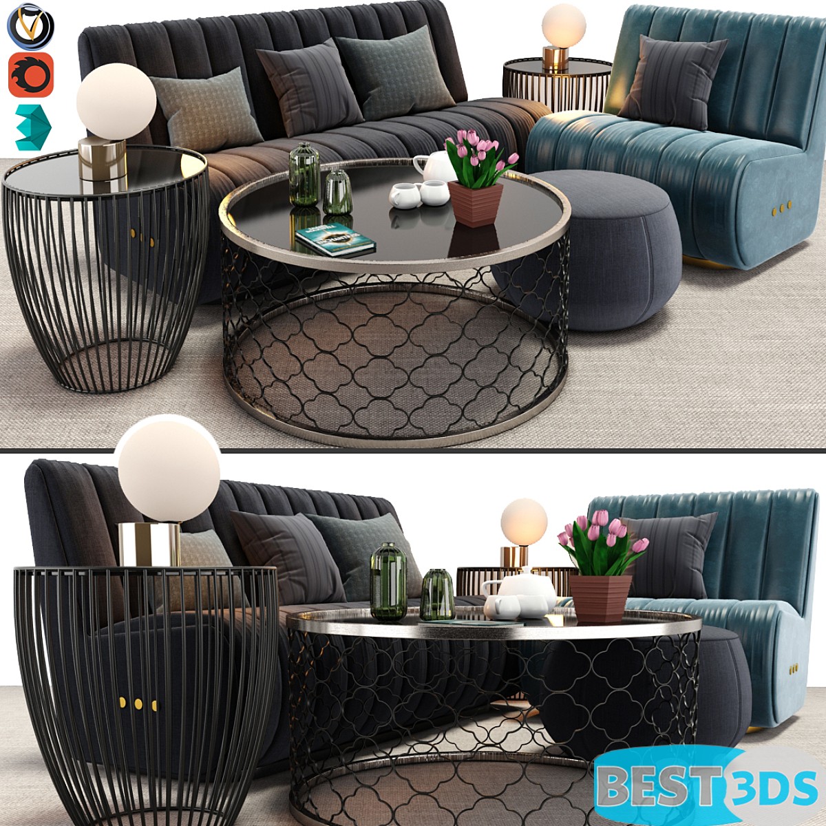 Pack model 3D- Canapé – Image 13