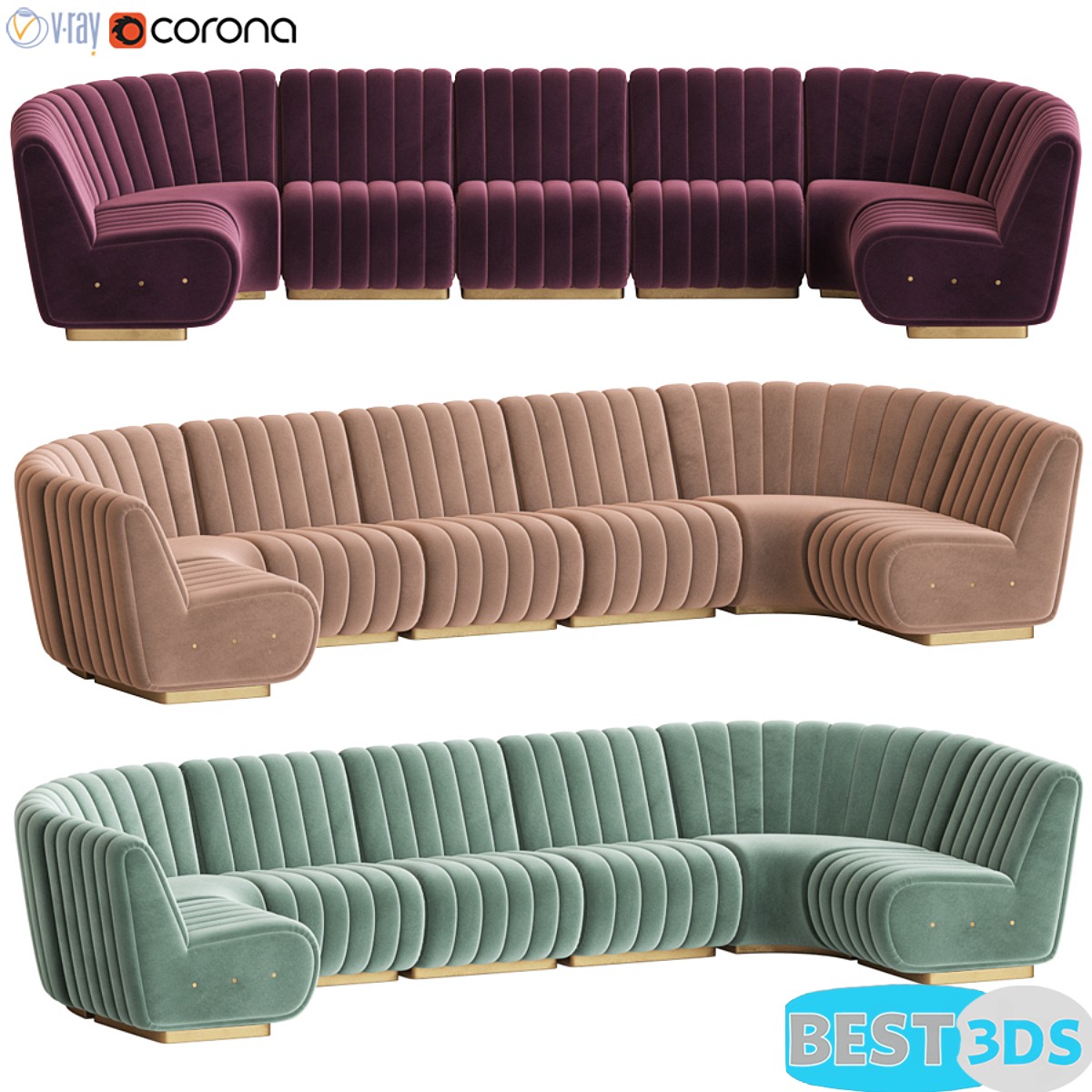 Pack model 3D- Canapé – Image 12