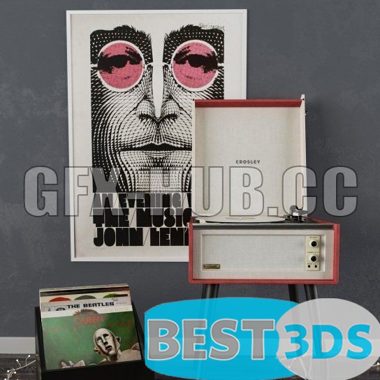 Pack model 3D- Ensemble décoratif – Image 229