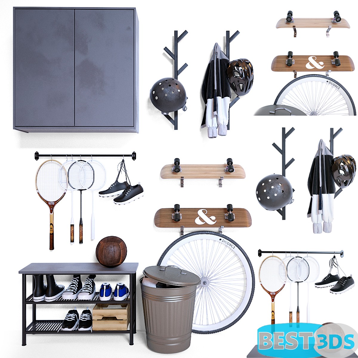 Pack model 3D- Ensemble décoratif – Image 231