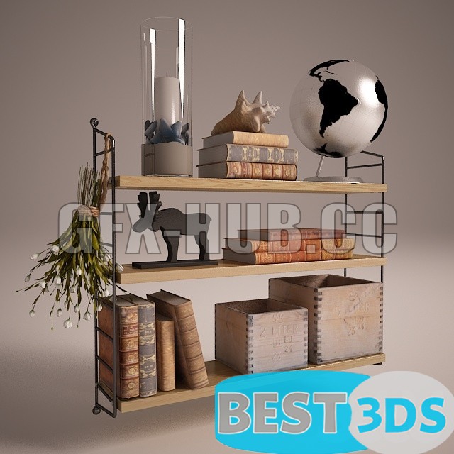 Pack model 3D- Ensemble décoratif – Image 233
