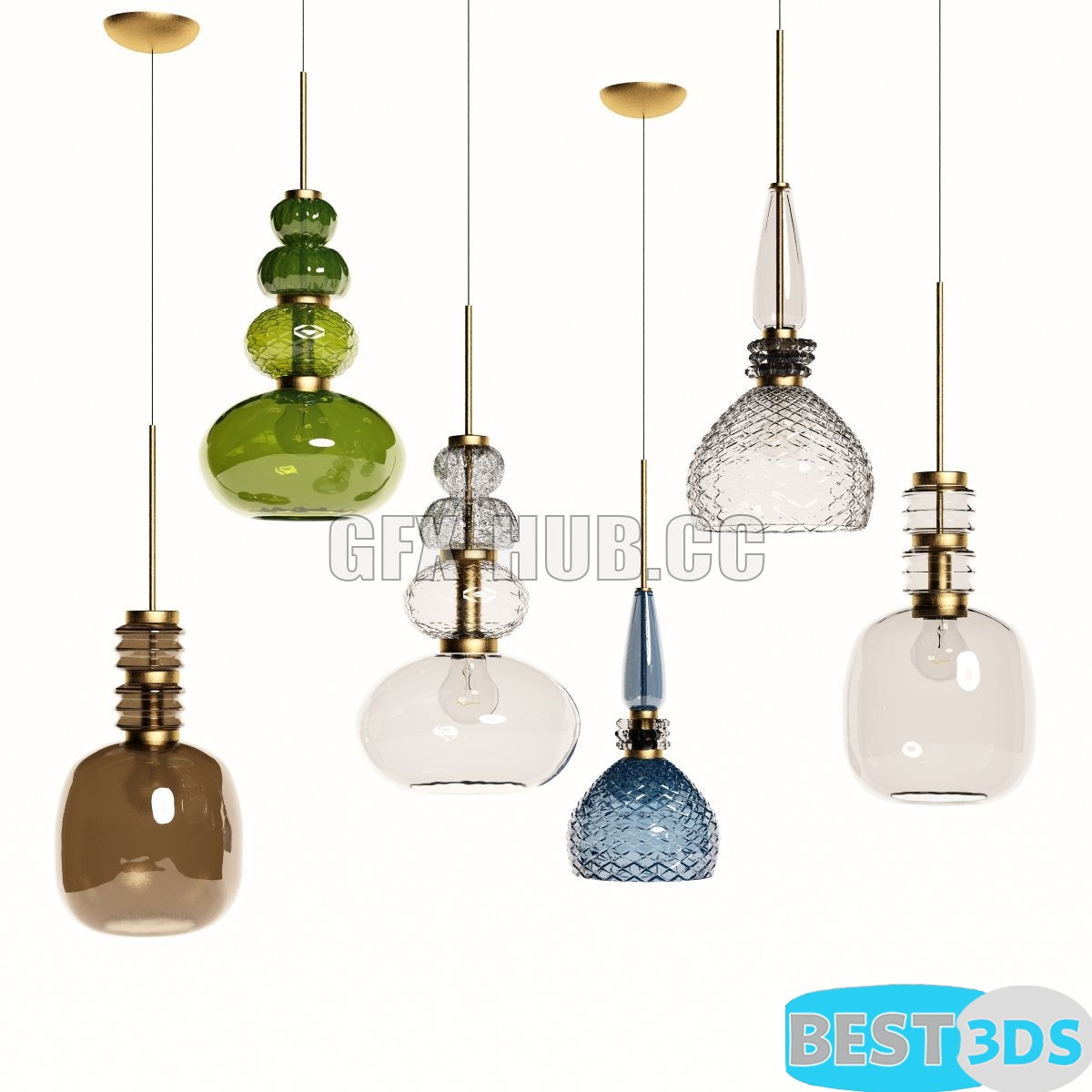 Pack model 3D- Eclairage De Plafond – Image 310