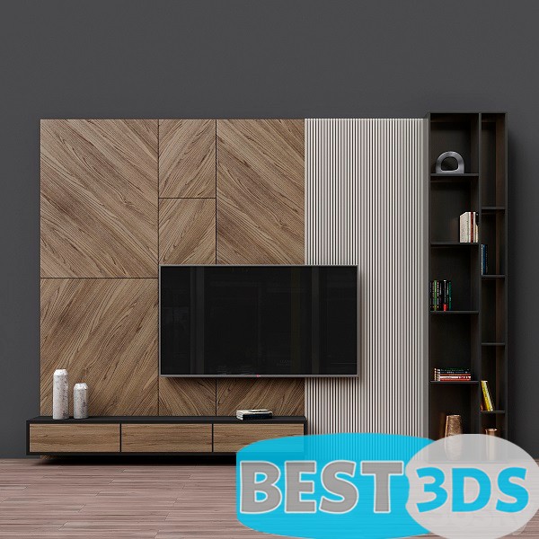 Pack model 3D- Mur De Télévision – Image 85