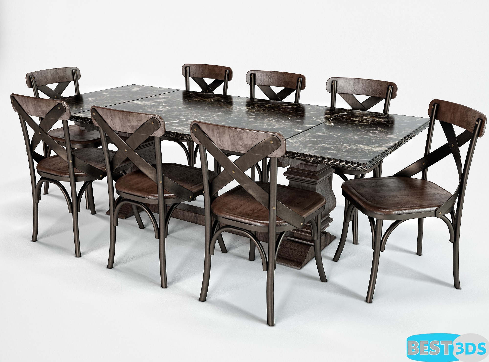 Pack model 3D- Tables Et Chaises – Image 33