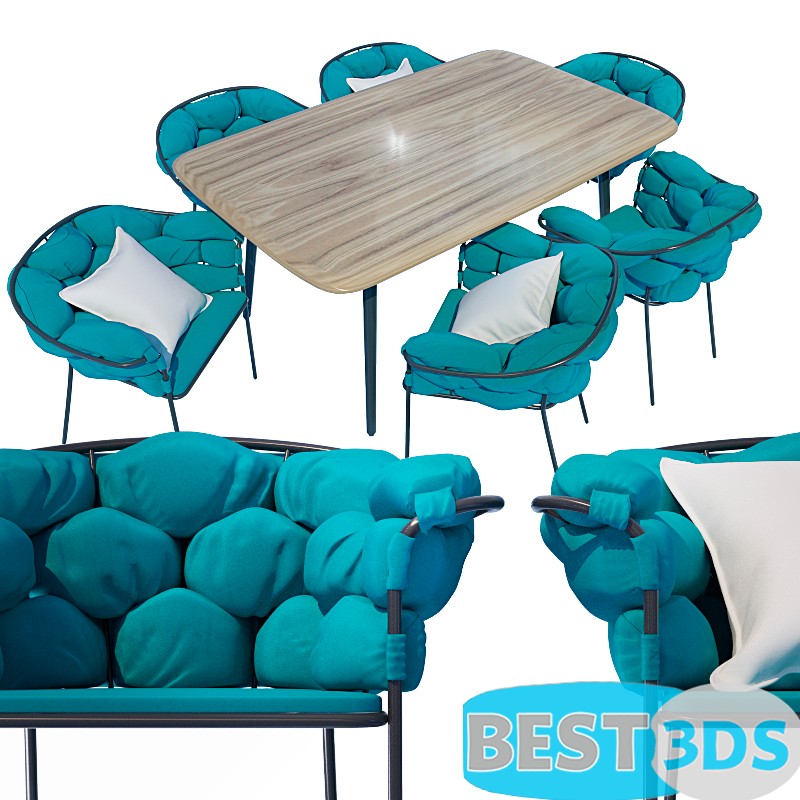 Modèle optimisé - Table and Chairs