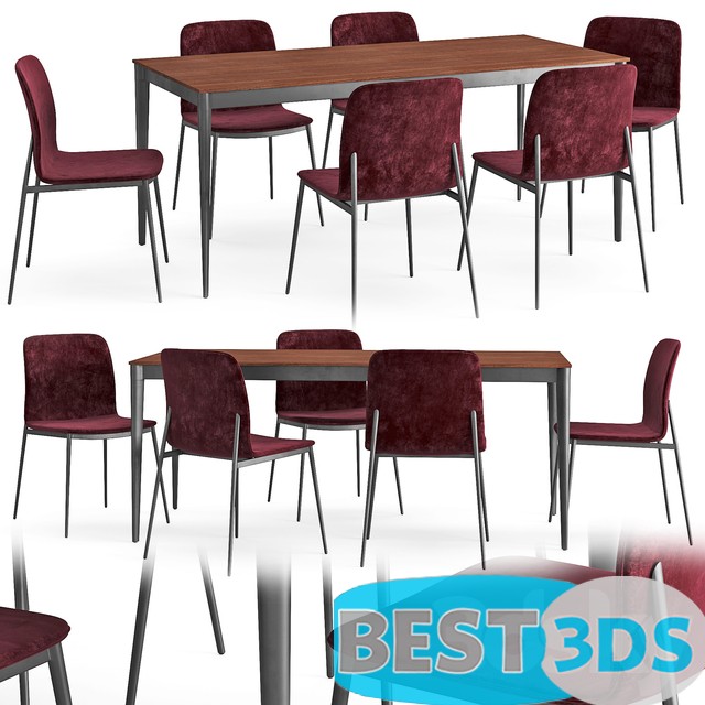 Pack model 3D- Tables Et Chaises – Image 29