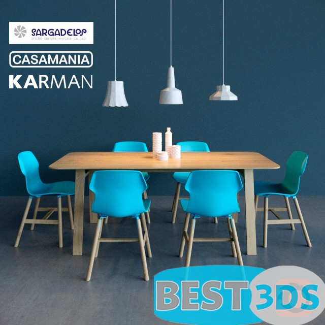 Pack model 3D- Tables Et Chaises – Image 32