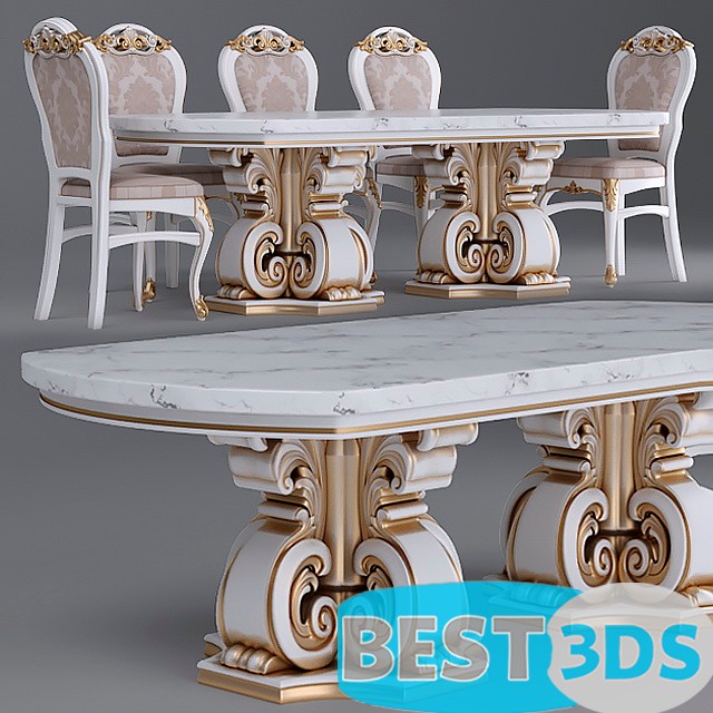 Pack model 3D- Tables Et Chaises – Image 24
