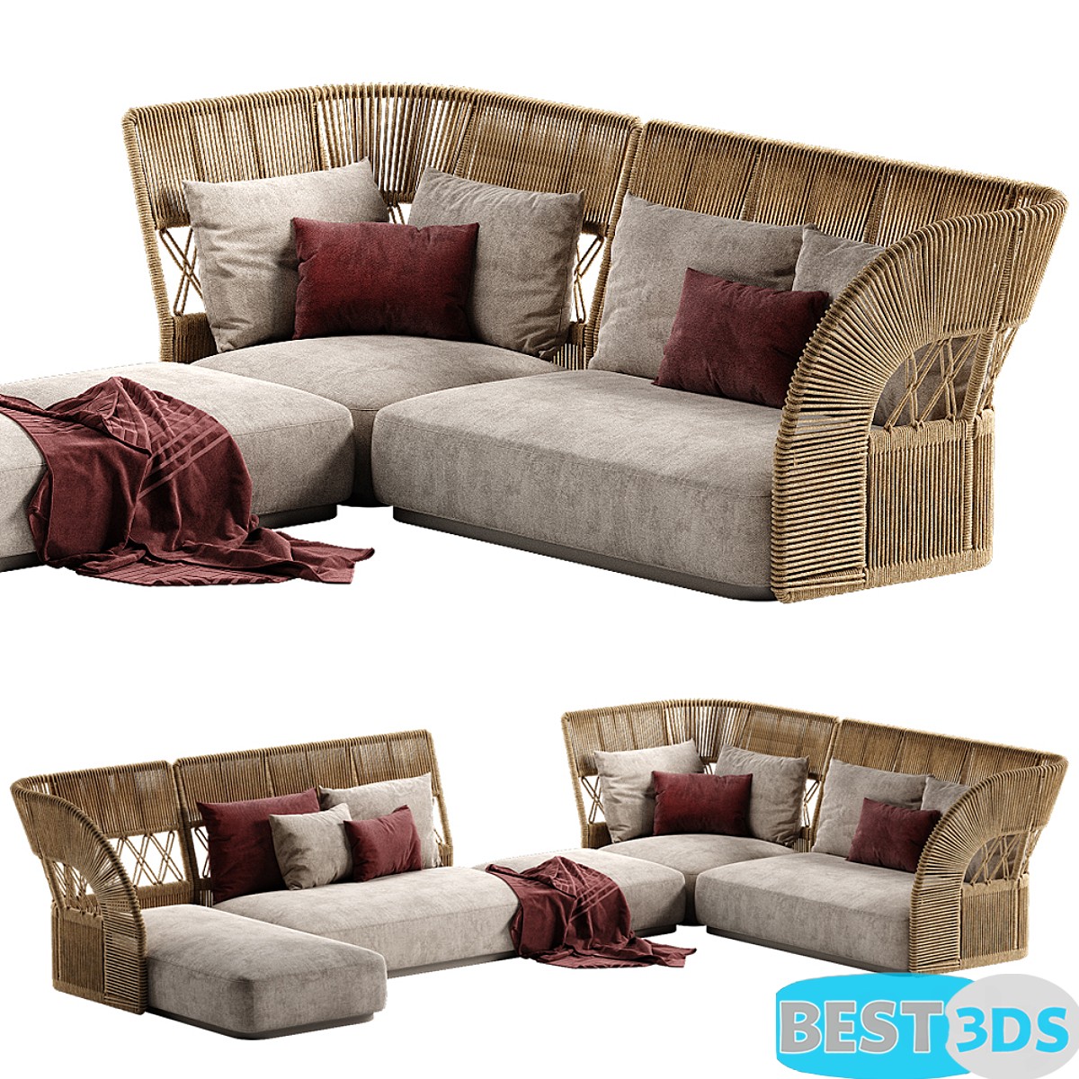 Pack model 3D- Canapé – Image 18