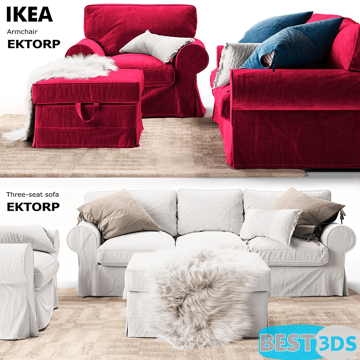 Pack model 3D- Canapé – Image 29