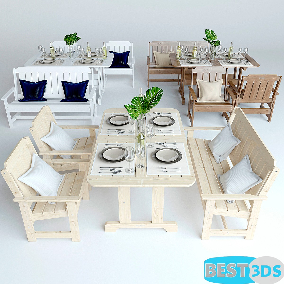Pack model 3D- Tables Et Chaises – Image 20