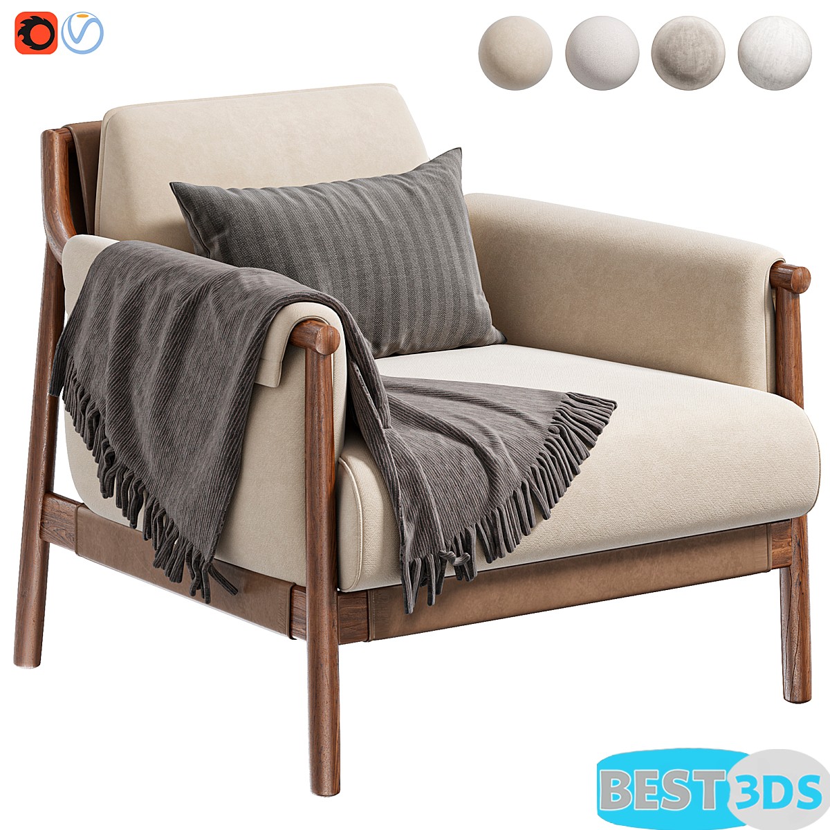 Pack model 3D- Chaise – Image 43