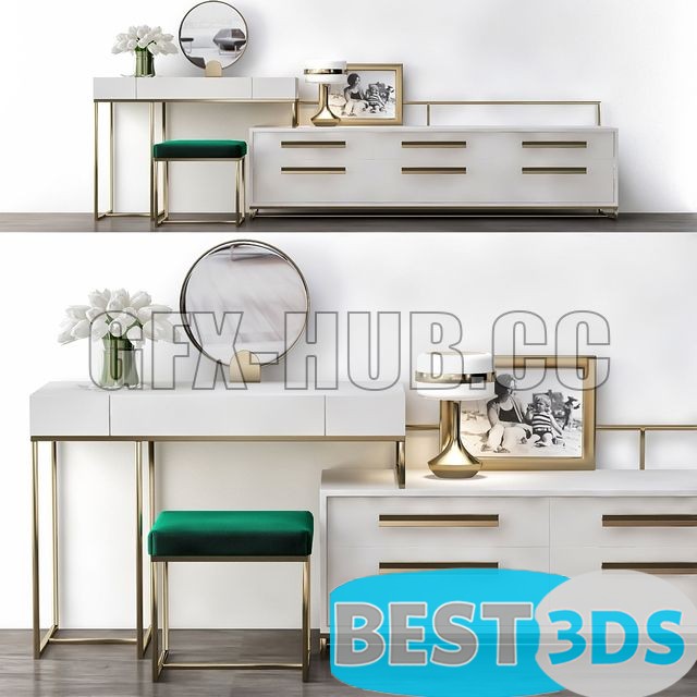 Toilet table by Turri