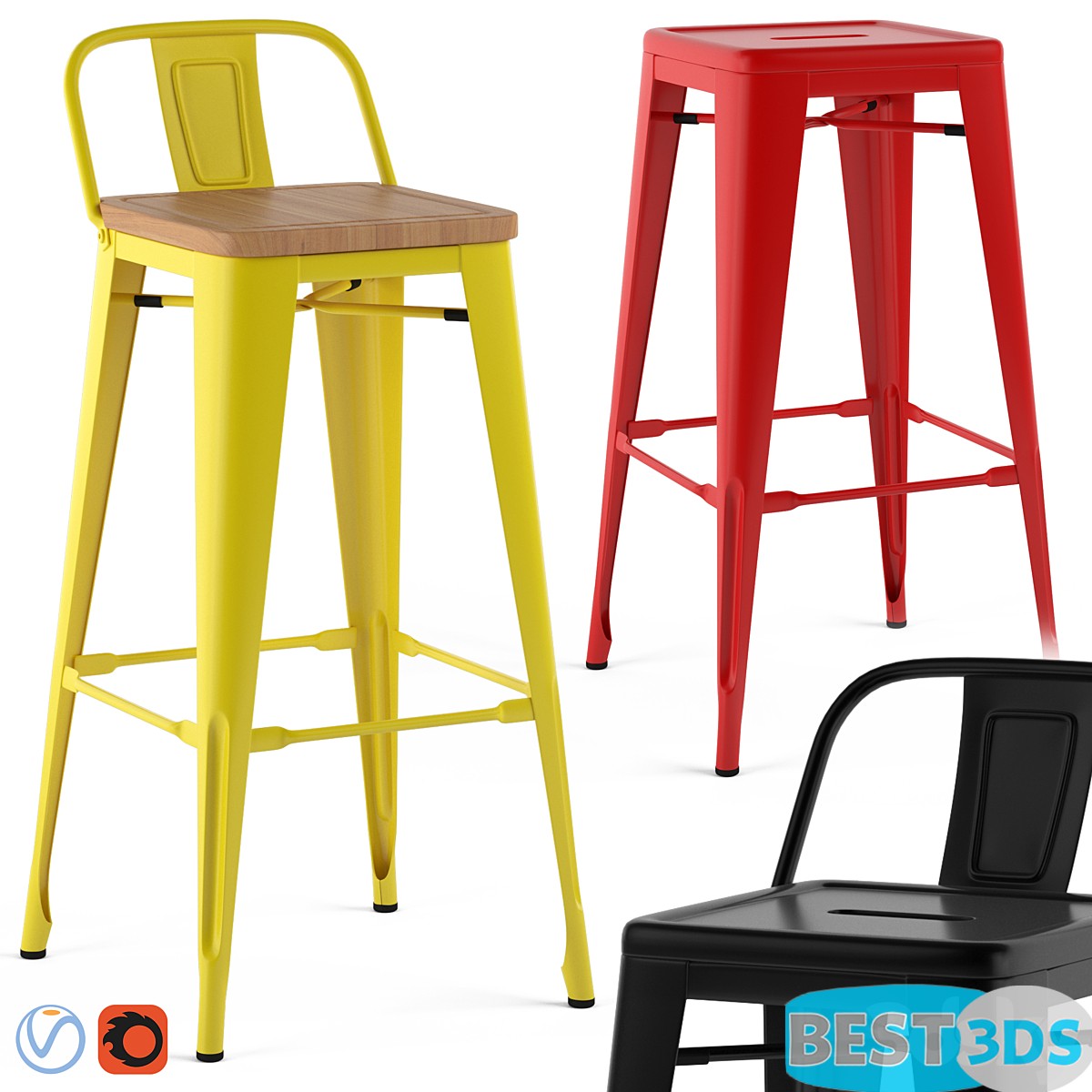 Pack model 3D- Chaise – Image 42