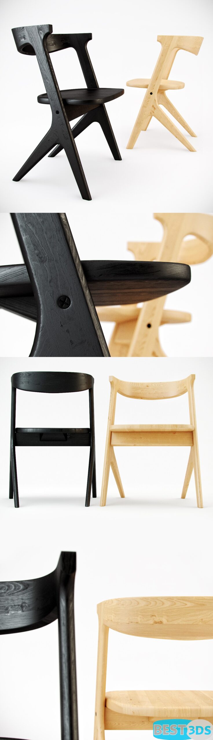 Pack model 3D- Chaise – Image 41