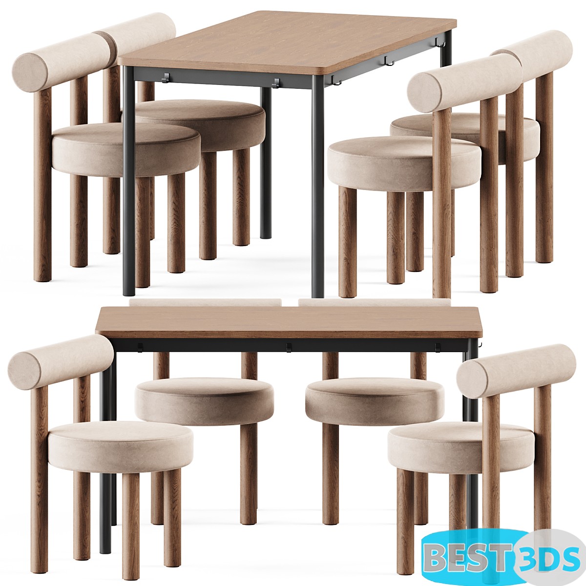 Pack model 3D- Tables Et Chaises – Image 19