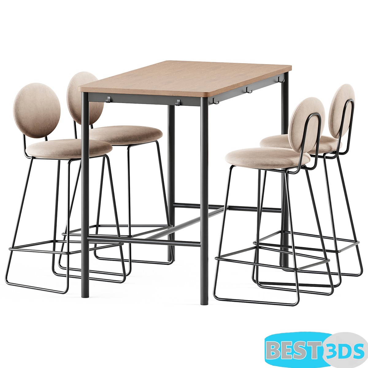 Pack model 3D- Tables Et Chaises – Image 18