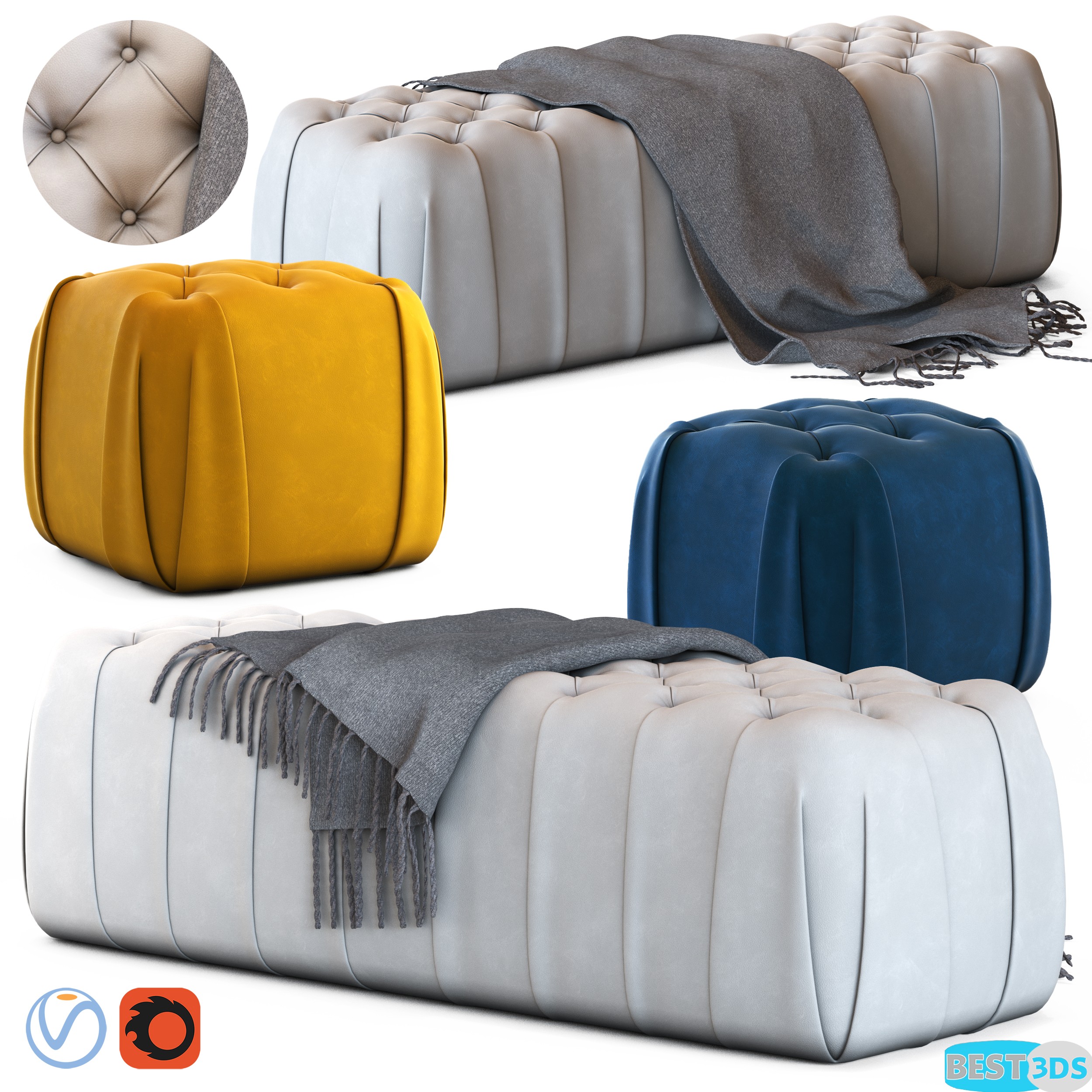 Pack model 3D- Sièges Moelleux – Image 185