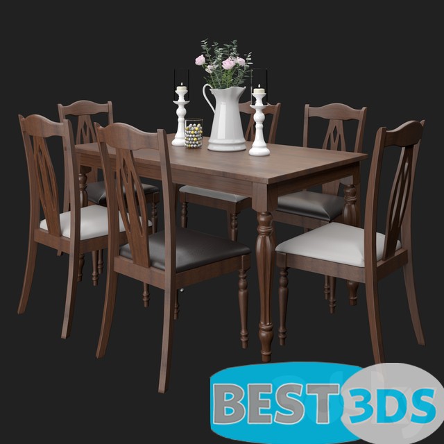Pack model 3D- Tables Et Chaises – Image 13