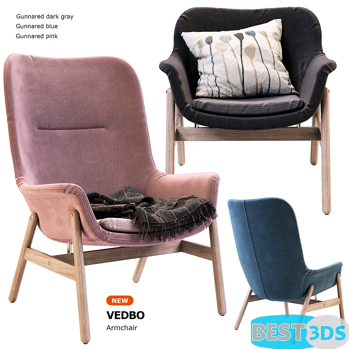 Pack model 3D- Chaise – Image 31