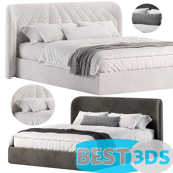 Modèle 3D - VICTORIA Bed by Milano Bedding