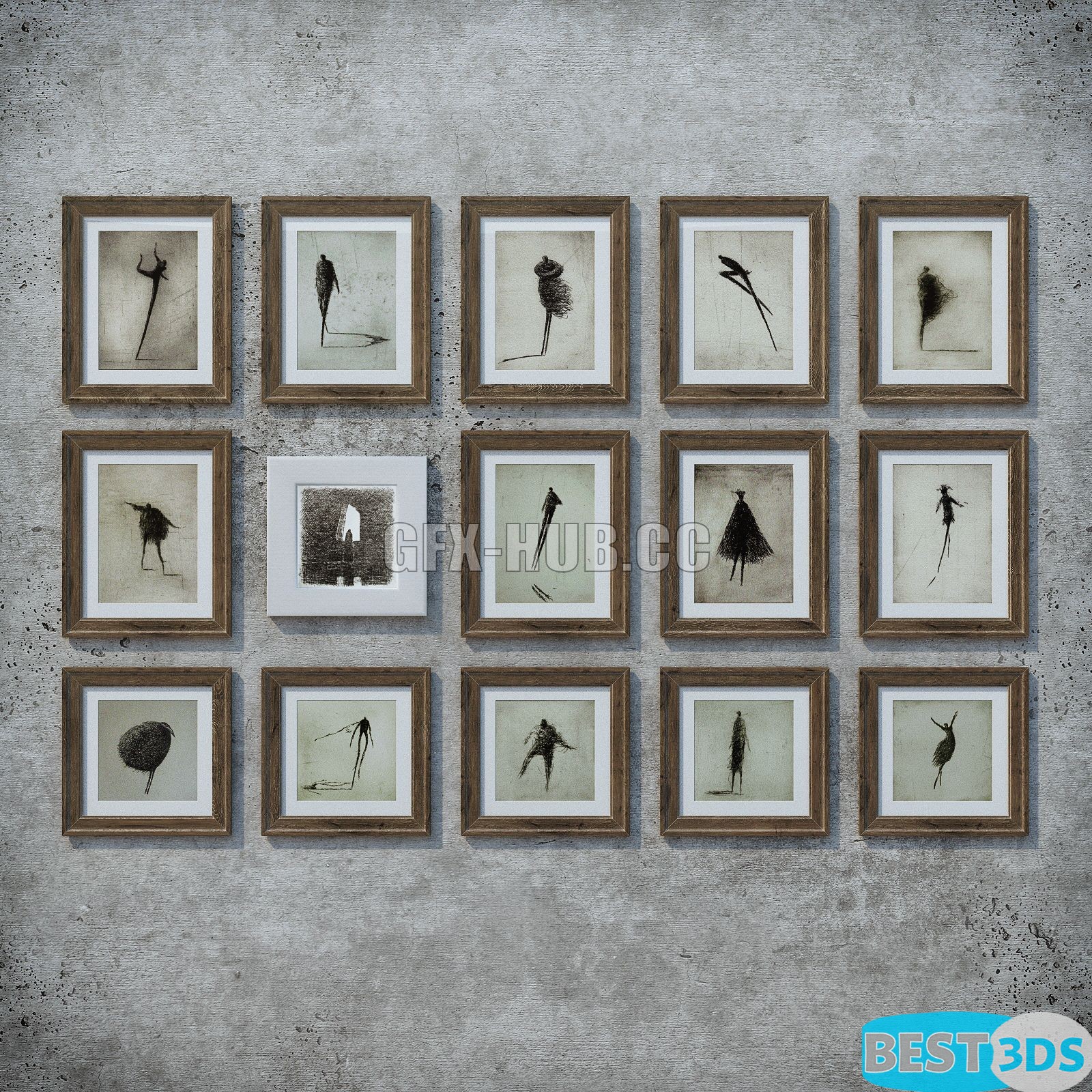 Pack model 3D- Tableau – Image 51