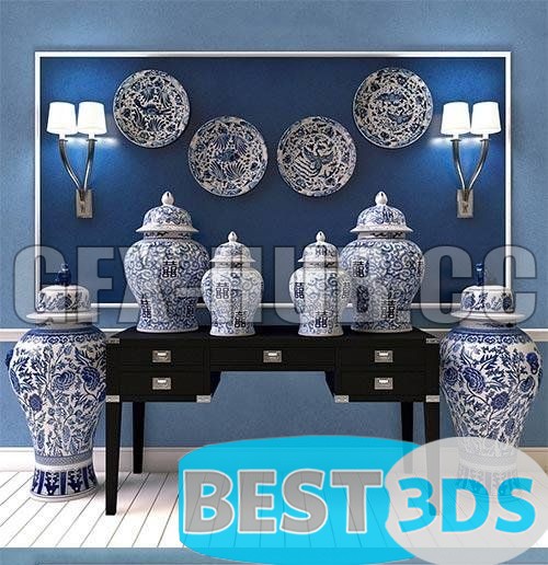 Pack model 3D- Ensemble décoratif – Image 238