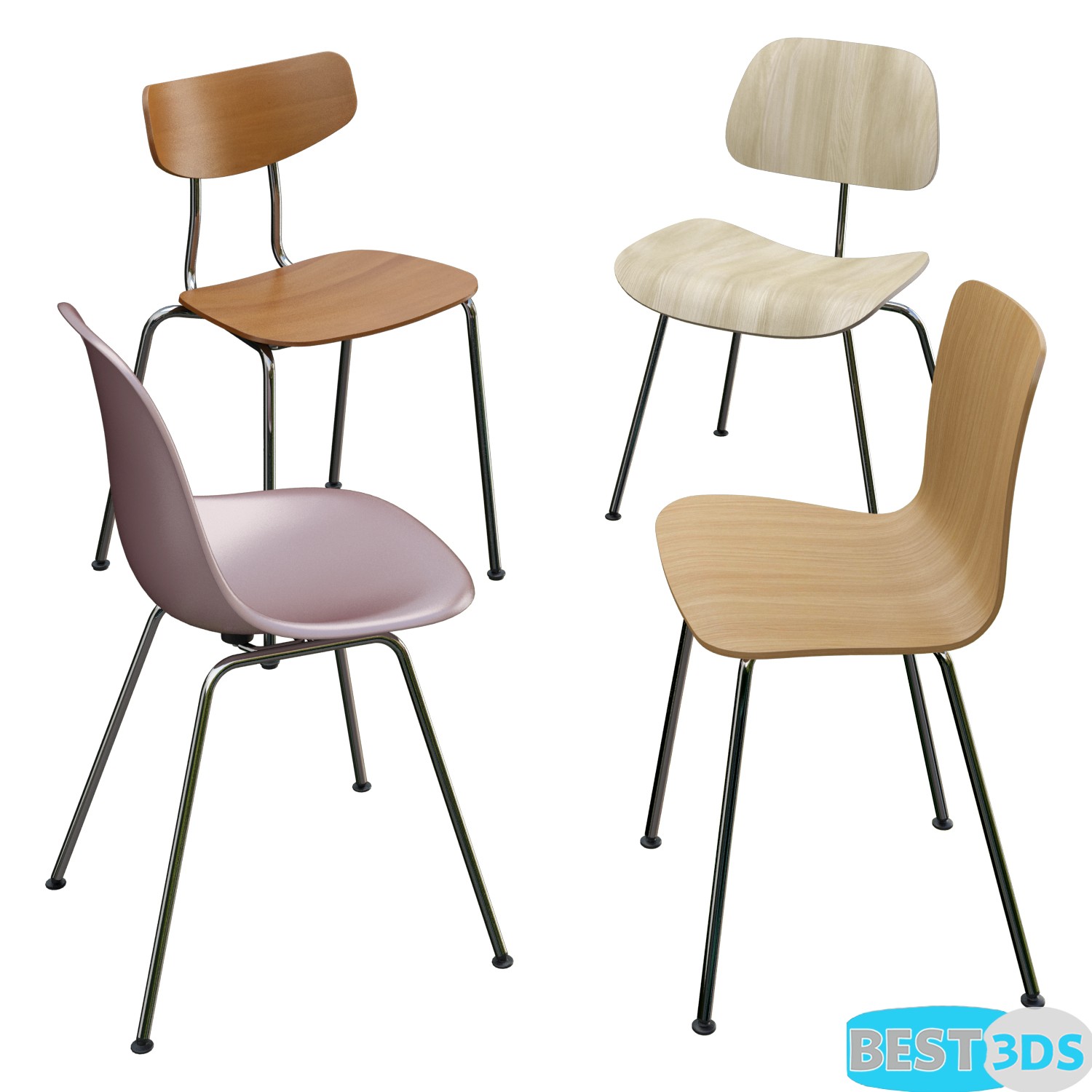 Pack model 3D- Mobilier De Bureau – Image 137