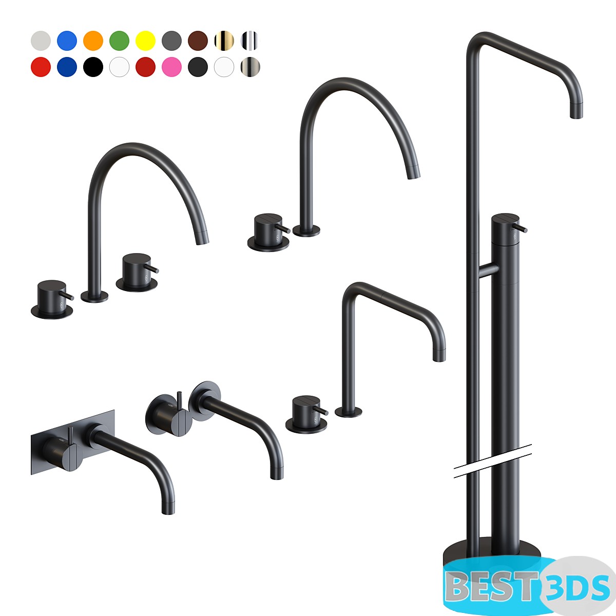 Pack model 3D- Accessoires de salle de bain – Image 112