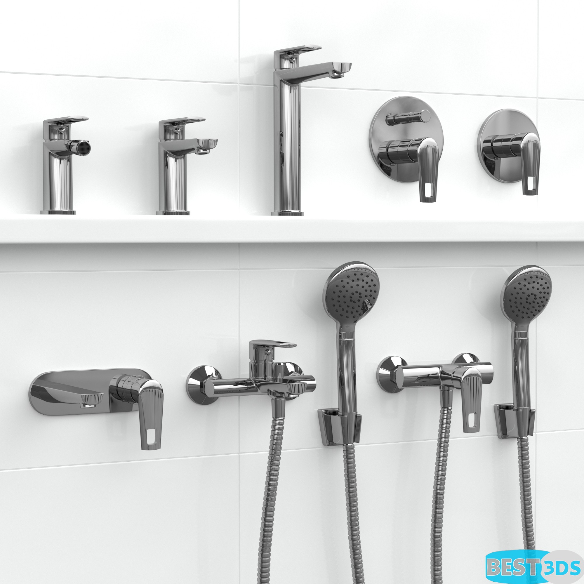 Pack model 3D- Accessoires de salle de bain – Image 114