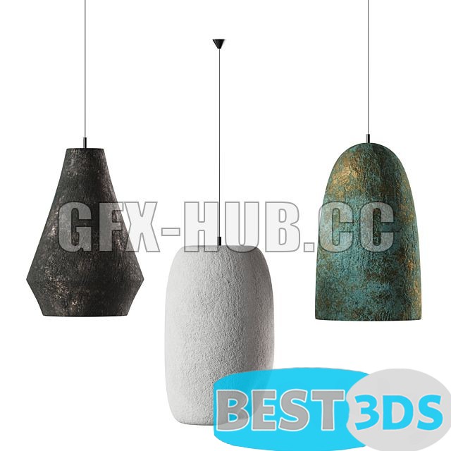 Pack model 3D- Eclairage De Plafond – Image 336