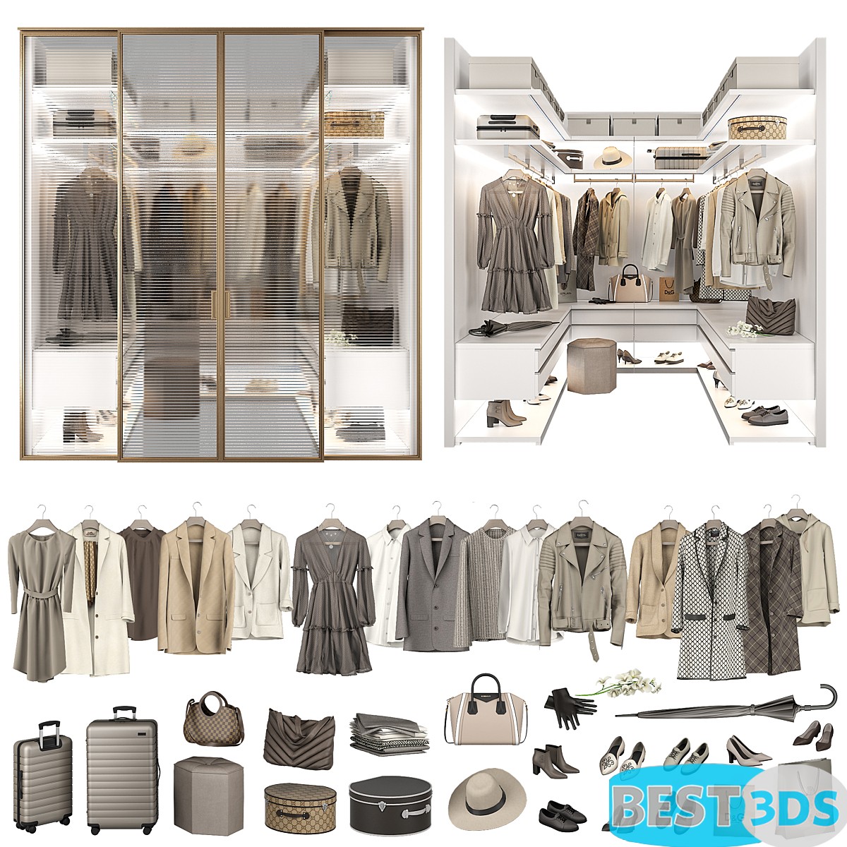 Pack model 3D- Vêtements – Image 56