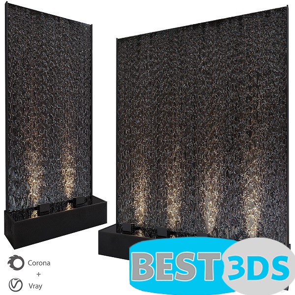 Mur cascade d’eau 3